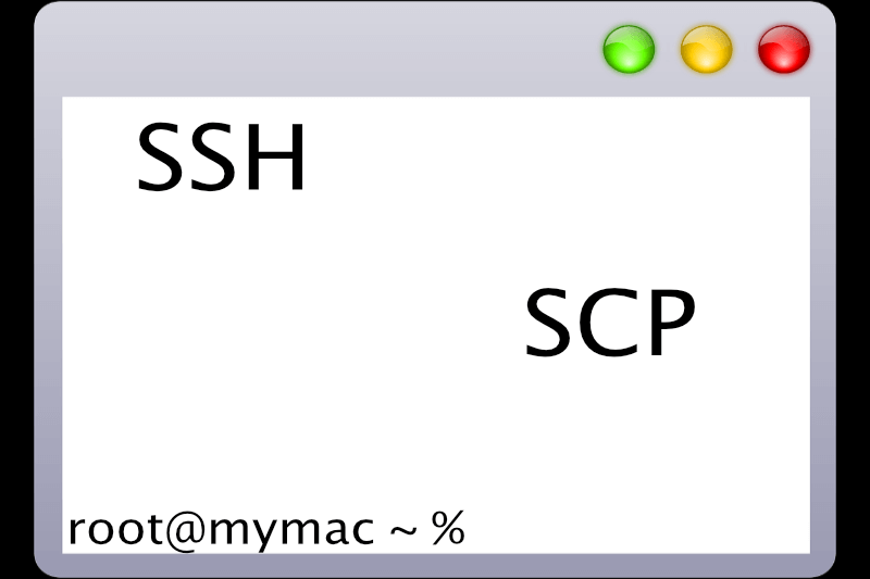 Copy file ssh and scp